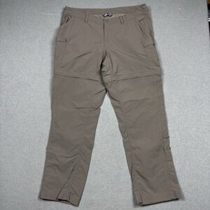 The North Face Windbreaker Convertible Pants Womens 16/32 Brown